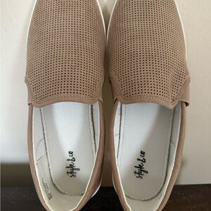 Style & Co. Brown Flats with Breathable Design